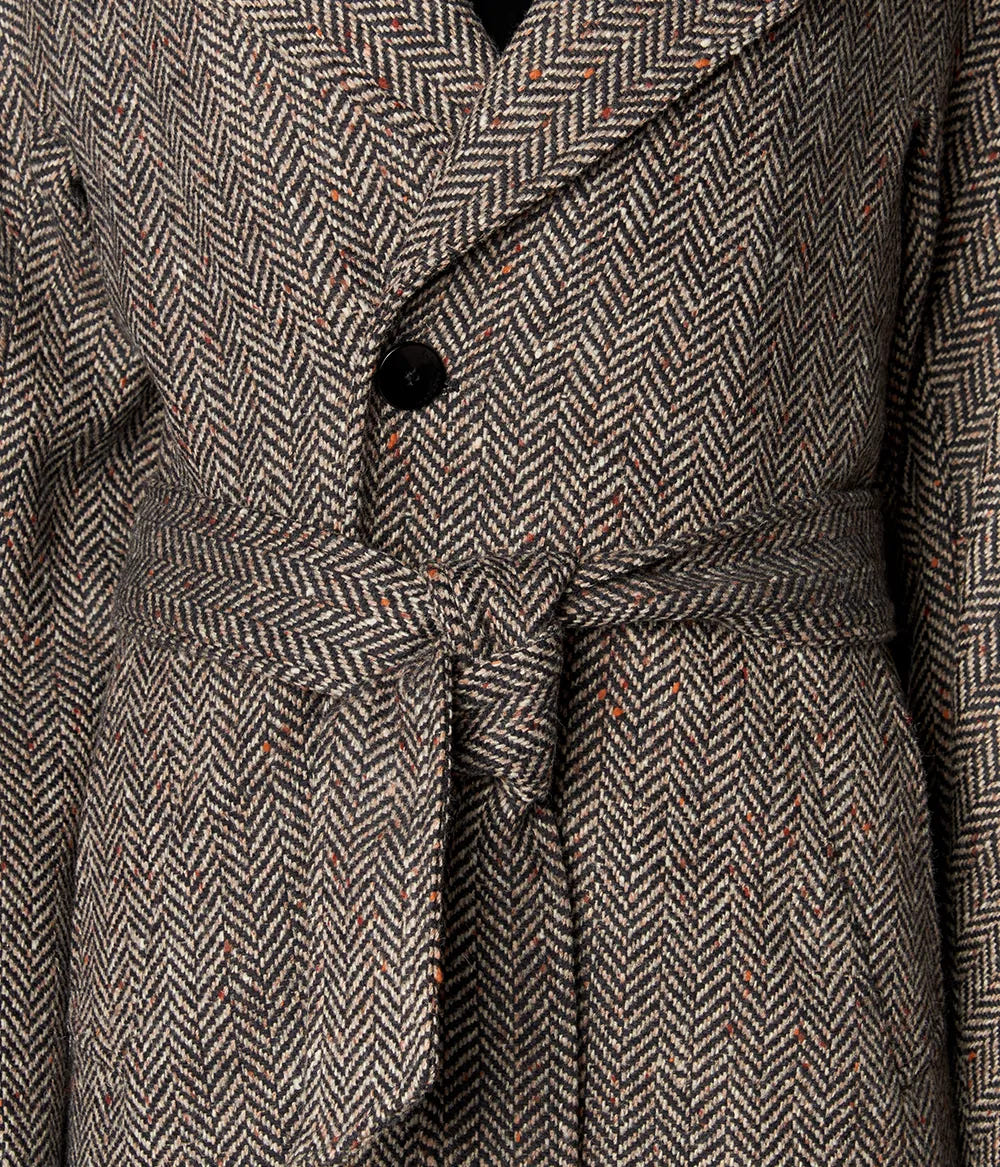 Cocoon-Jacke mit Noppen