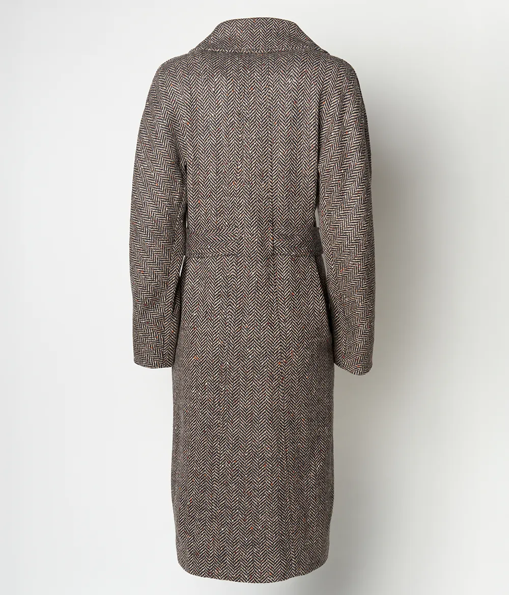Cocoon-Jacke mit Noppen