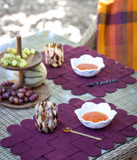 Tischset Rattan