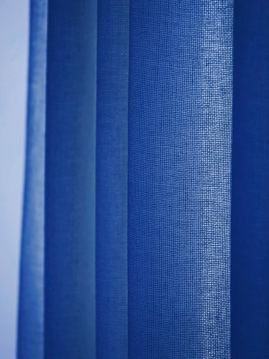 Cortina Mesh Azul