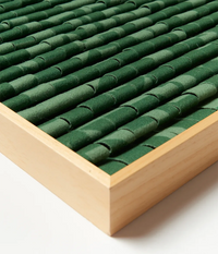 Green Digital Print Pixel Panel 