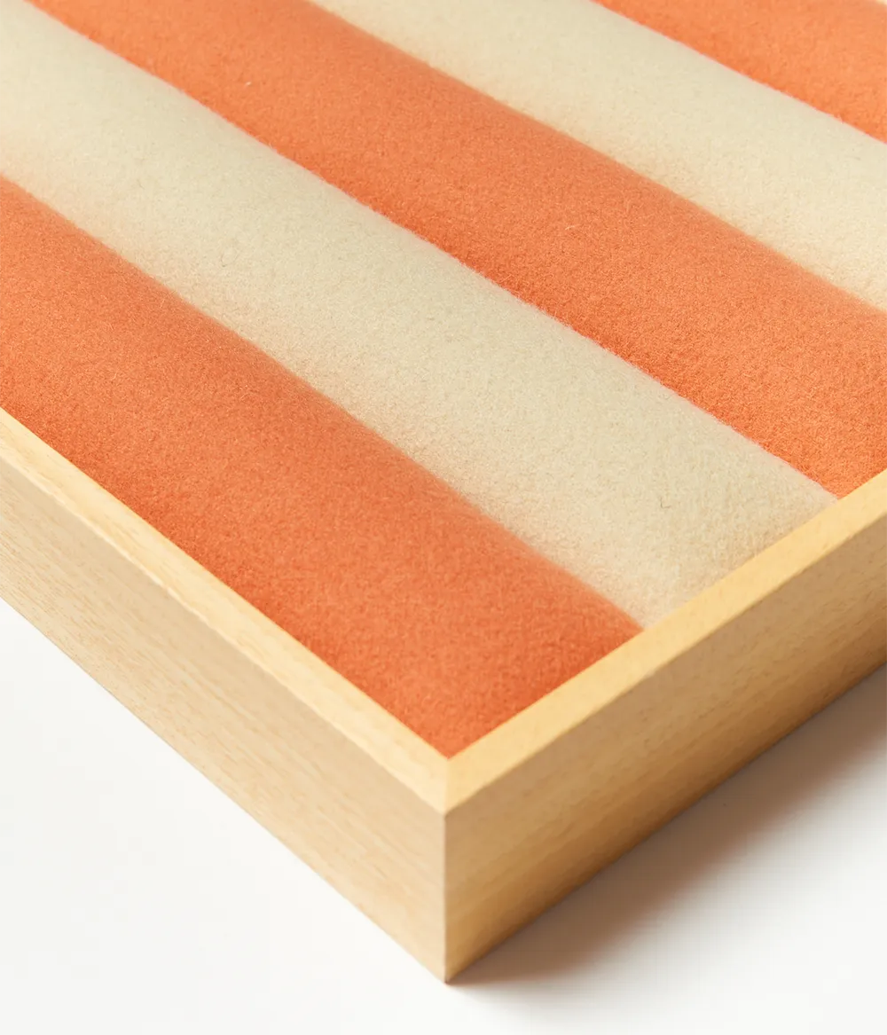 Streifen Wandpaneel Grapefruit