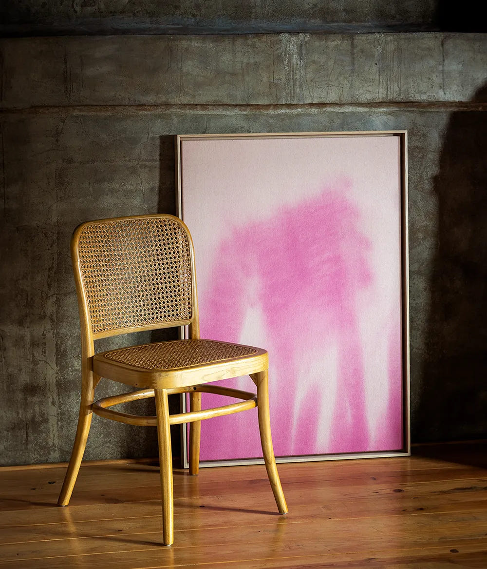 Panel Abstracto Rosa