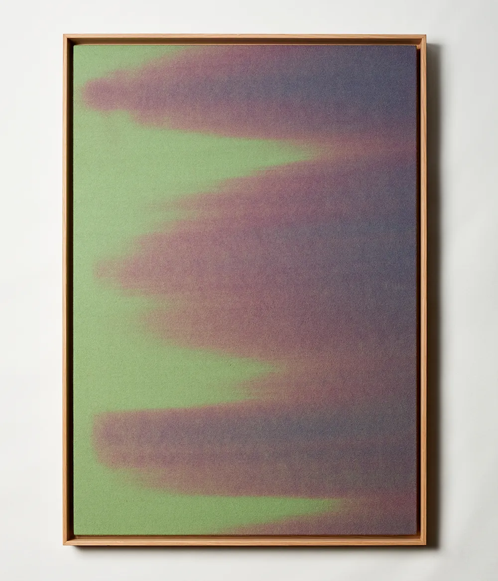Green Abstract Panel