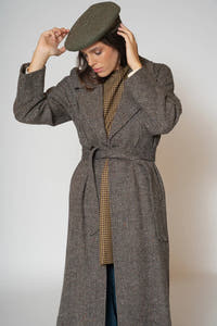 Cocoon-Jacke mit Noppen