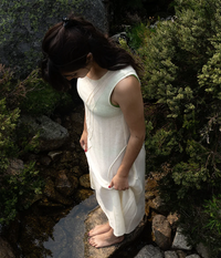 Kleid mit Rippenmuster